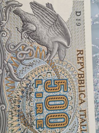 Banconota 500 Lire Repubblica Italiana