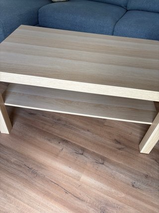 Mesa de centro madera clara Ikea