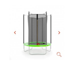 Cama elástica 150 cm con red de seguridad