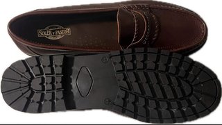 Mocasines SOLER Y PASTOR Piel Marrón Talla 45