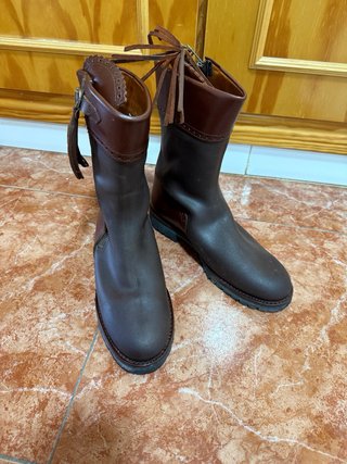 Botas de Piel Palanco Talla 43