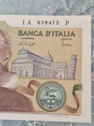 Banconota 2000 Lire Italia Galileo