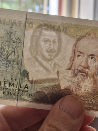Banconota 2000 Lire Italia Galileo