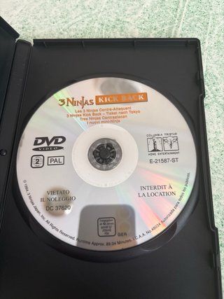 Trilogía 3 Ninjas DVD (Acción Familiar) 18 unidad