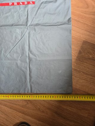 Funda Guardapolvo Prada Cordón Gris 36cm x 52cm