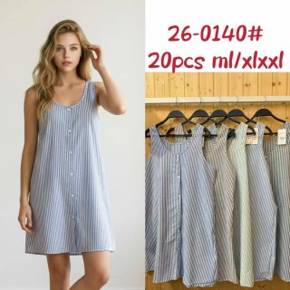 Vestido de algodón con estampado
