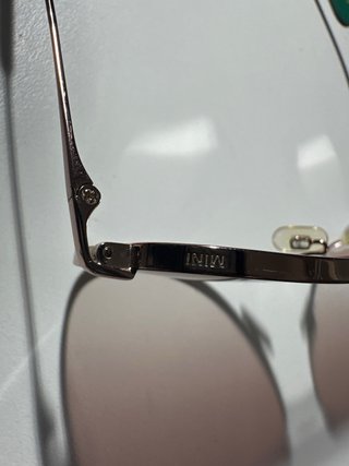 Gafas de Sol Mini Cooper Doradas y Marrones