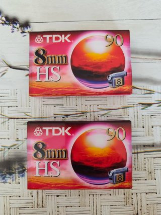 Cintas de vídeo TDK 8mm HS 90