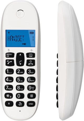 Teléfono Inalámbrico Digital Motorola Blanco