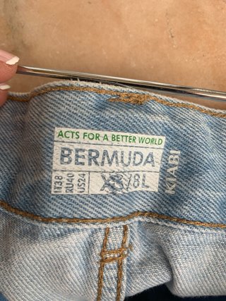 Pantalón corto vaquero