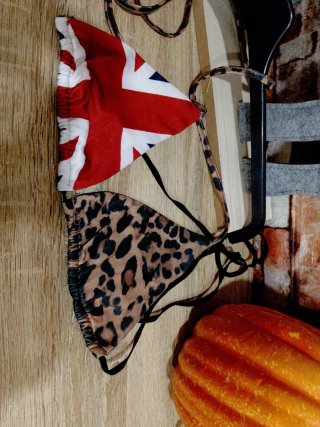 Bikini Union Jack y Leopardo