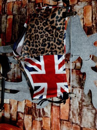 Bikini Union Jack y Leopardo