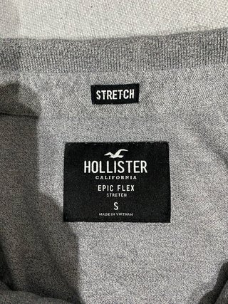 Polo Hollister gris talla S