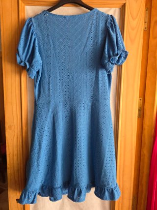 Vestido Springfield Azul Talla M
