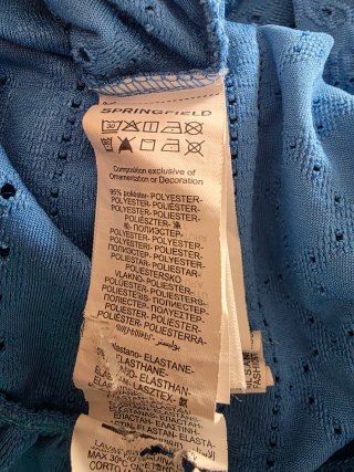 Vestido Springfield Azul Talla M