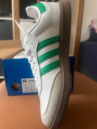 Adidas Samba OG Blanco/Verde Talla 38