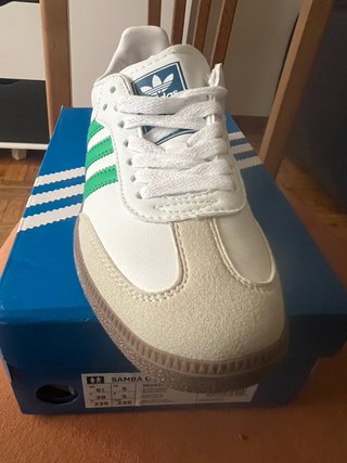 Adidas Samba OG Blanco/Verde Talla 38