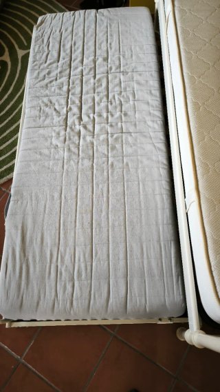 Cama Diván Metálica Blanca