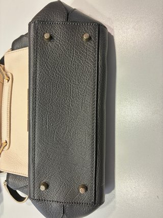 Bolso Furla Crema y Negro Piel