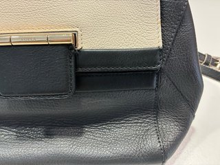 Bolso Furla Crema y Negro Piel