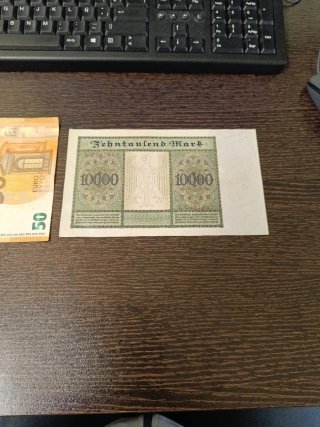 3 Billetes grandes y diferentes 10000 marcos 1922