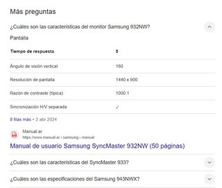 Monitor Samsung 19 VGA 16:9
