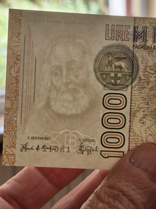 Banconota 1000 Lire Italia