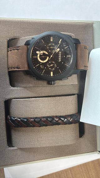 Reloj Fossil Hombre Marrón y Negro