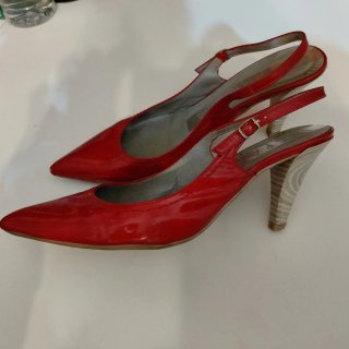 Zapatos Hispanitas Slingback Rojos
