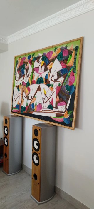 Cuadro Óleo Pintado a Mano Santo Domingo