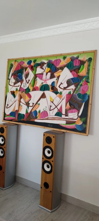 Cuadro Óleo Pintado a Mano Santo Domingo