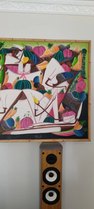 Cuadro Óleo Pintado a Mano Santo Domingo