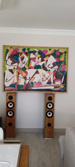 Cuadro Óleo Pintado a Mano Santo Domingo