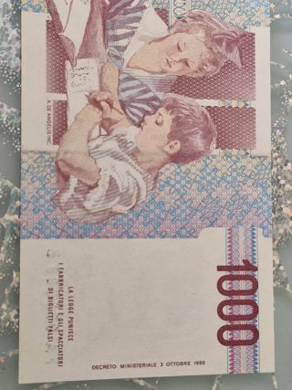 Banconota 1000 Lire Italia