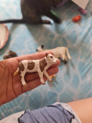 Conjunto animales granja (vaca, perro, elefante)