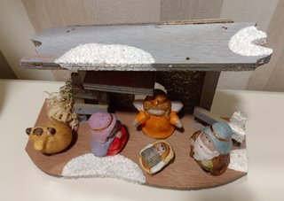 Lote de 5 artículos decorativos de Navidad!!