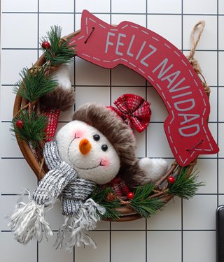 Lote de 5 artículos decorativos de Navidad!!