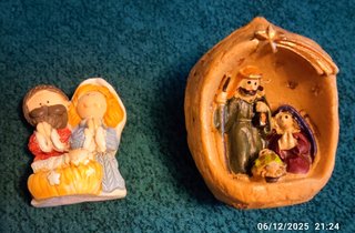 Lote de 5 artículos decorativos de Navidad!!