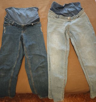 Pantalones premamá vaqueros azules
