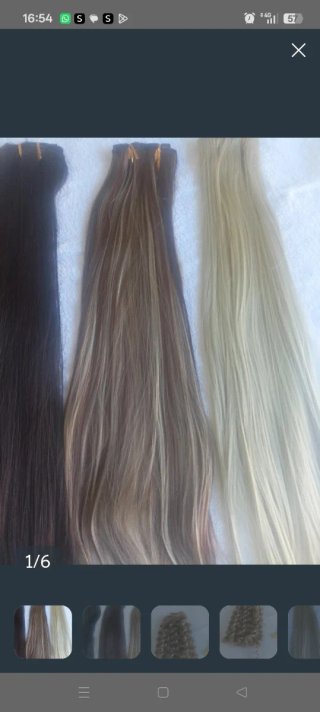 Extensiones de cabello sintético