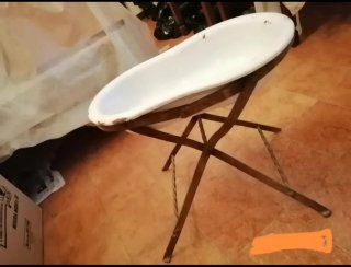Bidet smaltato antico portatile
