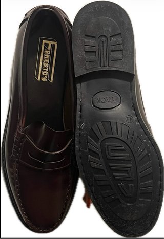 Mocasines Ernesto's Piel Burdeos Talla 43