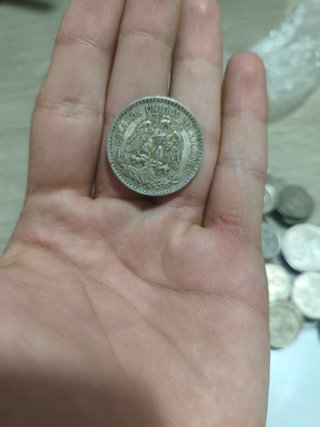 MONEDAS PLATA MEXICO Y URUGUAY 95 G PLATA PURA