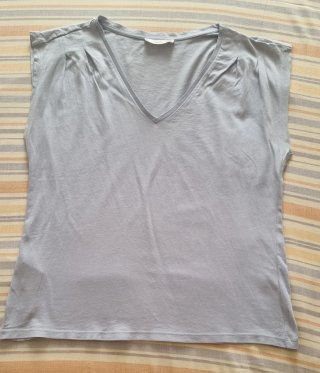 Camiseta Mango Azul Talla M