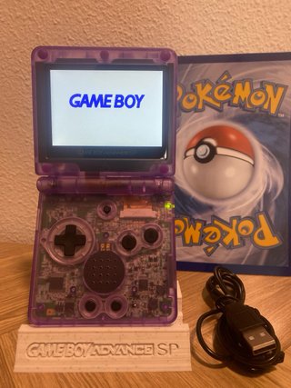 Game Boy Advance SP Edición Gengar IPS V5