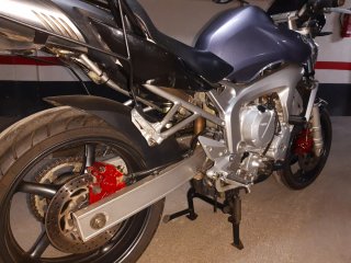 Yamaha FZ6 Naked Gris