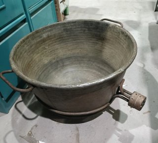 Barreño cobre antiguo 52 cm