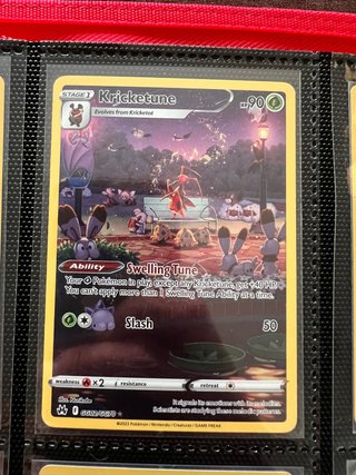 Carta Pokémon Kricketune cenit supremo