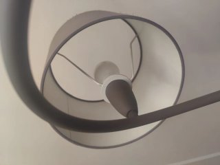 Lámpara de techo tela y metal