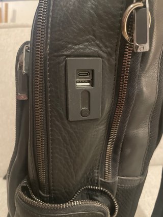 Mochila Porsche Design cuero negro